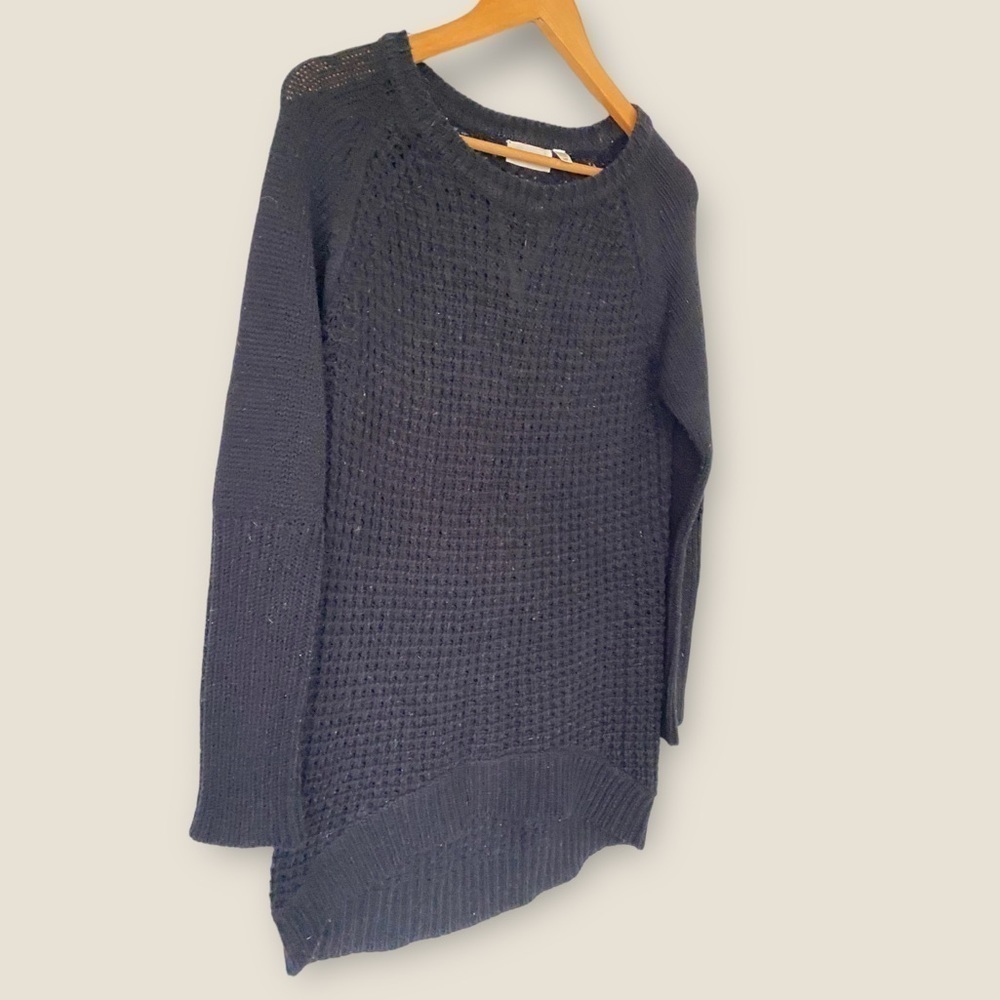 La Classe Couture Black Knit Sweater Tunic - Picture 2 of 7